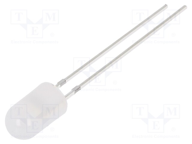 LED; 5mm; white cold; 750÷1120mcd; 30°; 20mA; 2.8÷3.6V