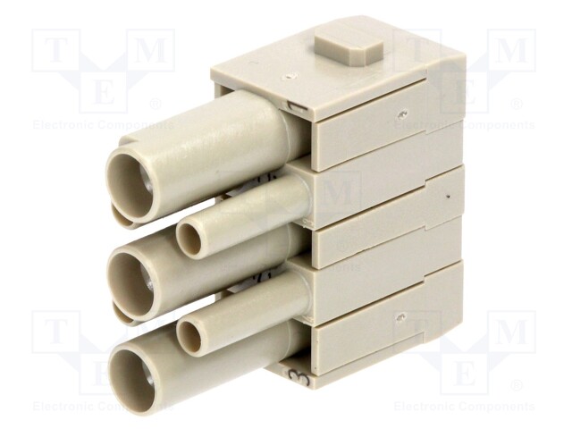 Connector: HAN; module; female; Han Modular CD; PIN: 7(3+4); 830V