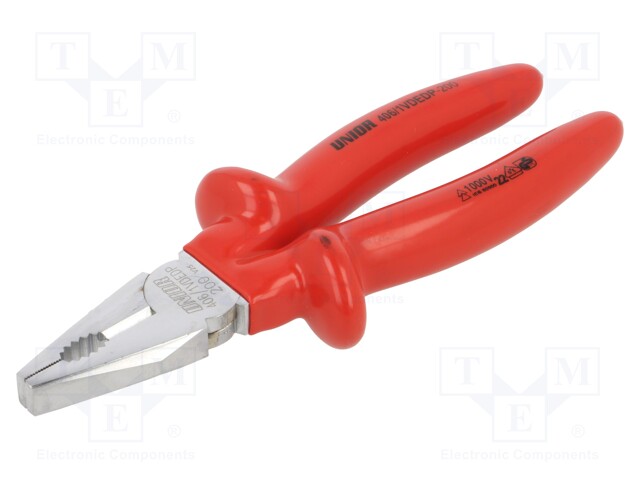 Pliers; insulated,universal; 200mm