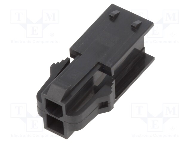 Connector: wire-board; Colour: black; plug; male; -40÷105°C; PIN: 2