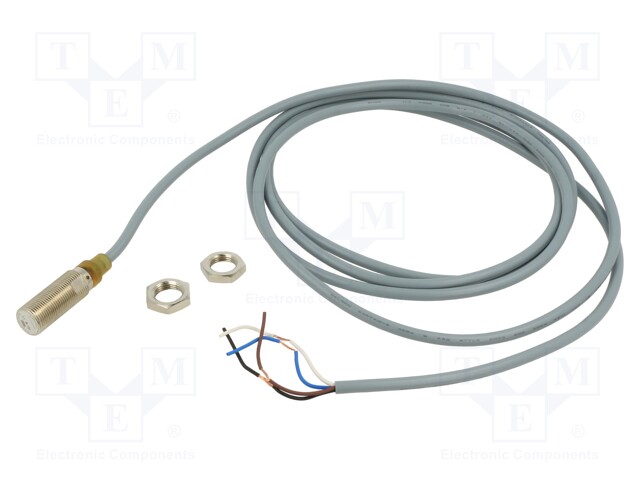 Sensor: inductive; 0÷2mm; 10÷36VDC; M12; Connection: lead 2m; IP67