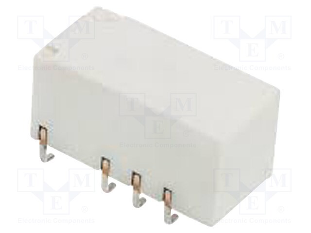 Relay: electromagnetic; DPDT; Ucoil: 12VDC; 0.5A/125VAC; 2A/30VDC