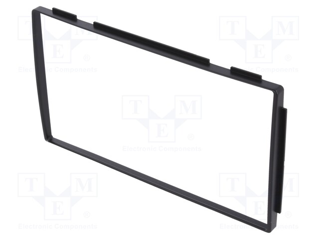 Radio mounting frame; Nissan; 2 DIN; black