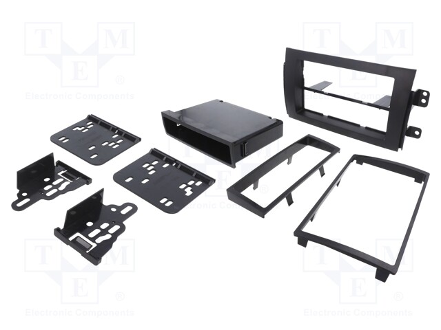 Radio mounting frame; Suzuki; 1 DIN,2 DIN; black