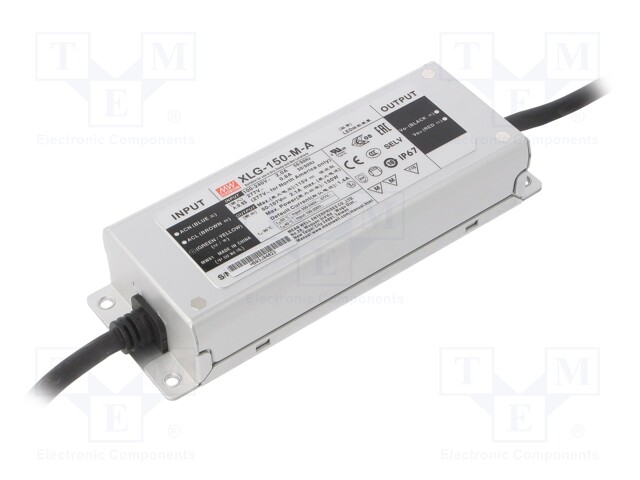 Power supply: switched-mode; LED; 150W; 60÷107VDC; 1400÷2100mA