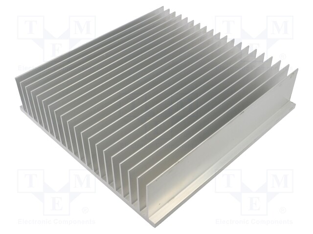 Heatsink: extruded; HS300; natural; L: 254mm; W: 247.65mm; H: 57.91mm