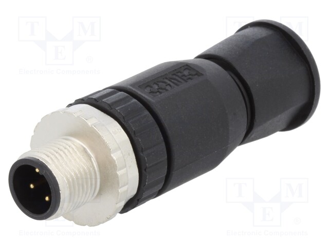 Plug; M12; PIN: 4; male; A code-DeviceNet / CANopen; for cable