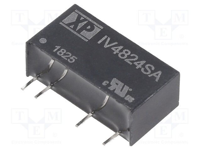 Isolated Board Mount DC/DC Converter, ITE, 1 Output, 1 W, 24 V, 42 mA