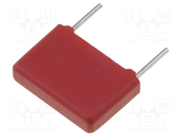 Capacitor: polyester; 100nF; 63VAC; 100VDC; Pitch: 7.5mm; ±20%