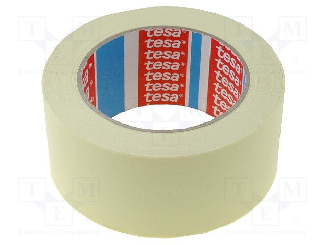 Tape: masking; W: 50mm; L: 50m; D: 130um; natural rubber; 10%