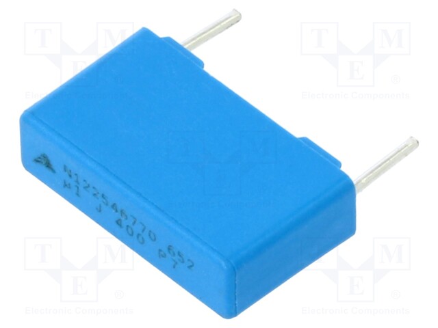 Capacitor: polypropylene; 100nF; Body dim: 5x10.5x18mm; THT; ±5%