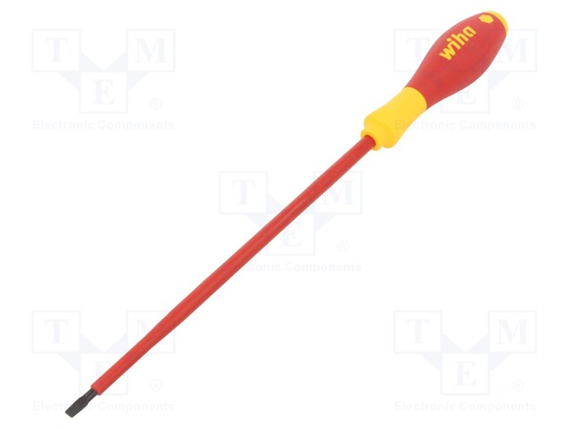 Screwdriver; insulated; slot; 4,5x1,0mm; Blade length: 200mm