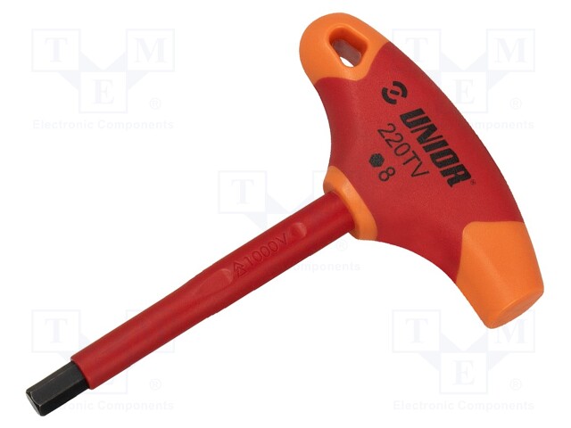 Wrench; hex key; HEX 8mm; Overall len: 143mm; Kind of handle: T