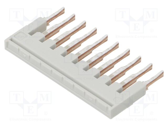 Comb bridge; ways: 10; grey; Width: 3.5mm; UL94V-0