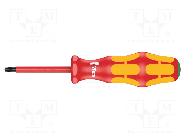 Screwdriver; insulated; Torx®; TX20; Blade length: 80mm; 1kVAC