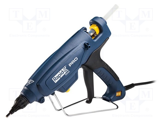 Hot melt glue gun; Ø: 12mm; 300W; 120÷230°C; Plug: EU; 2min; 230VAC