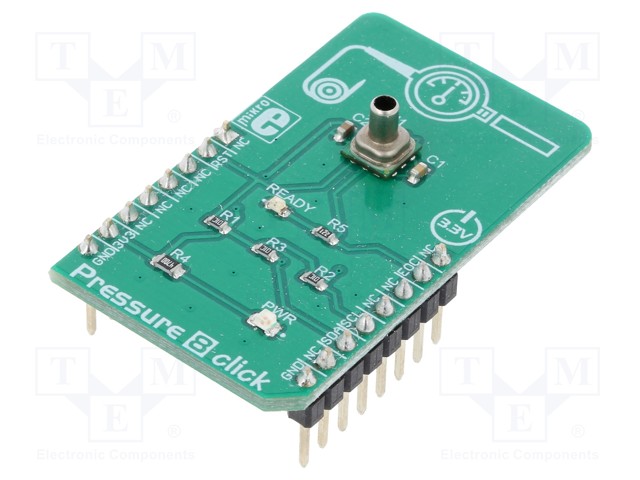 Click board; pressure sensor; I2C; MPRLS0025PA00001A; 3.3VDC