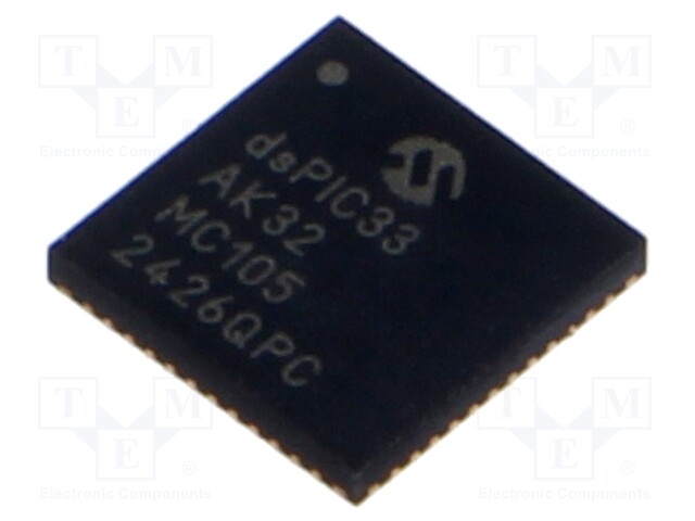 IC: dsPIC microcontroller; 32kB; 8kBRAM; VQFN48; 3÷3.6VDC; DSPIC