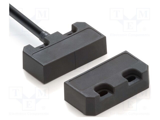 Safety switch: magnetic; NC x2 + NO; IP67; plastic; 0.2A; -25÷80°C