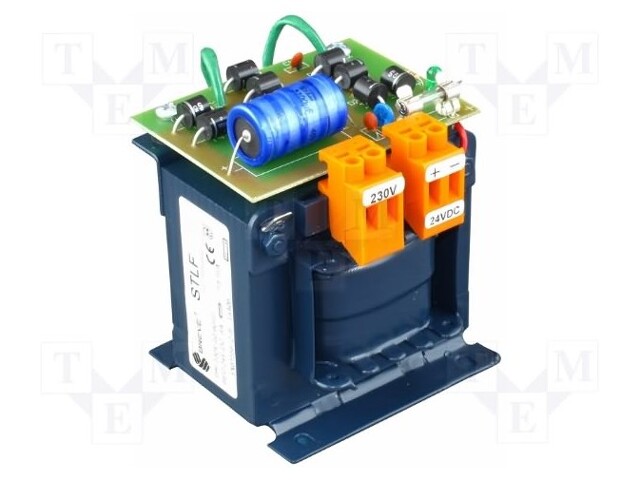 Power supply: transformer type; non-stabilised; 48W; 24VDC; 2A