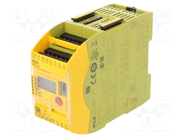 Module: safety relay; Series: PNOZ m B0; Mounting: DIN