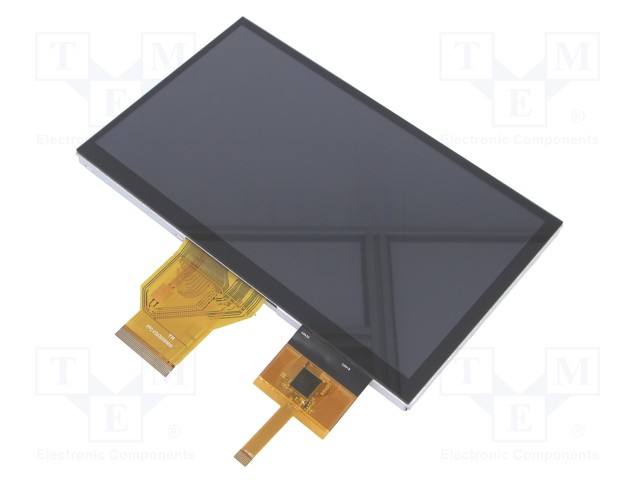 Display: TFT; 7"; 800x480; Illumin: LED; Dim: 165x100x7.3mm