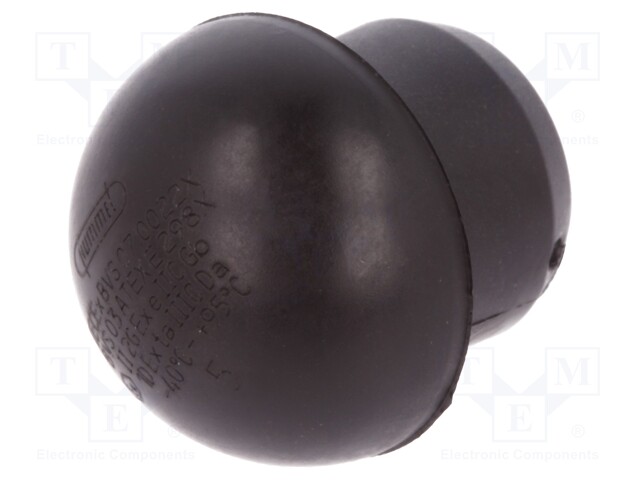 Stopper; M20,PG16; Mat: elastomer; black