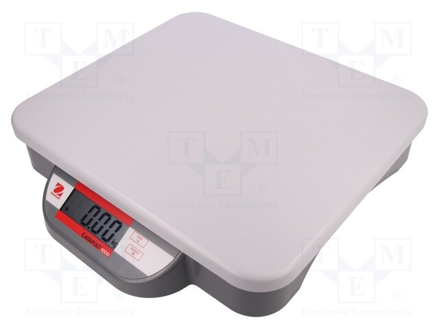 Scales; Scale load capacity max: 70kg; storage; 5÷40°C