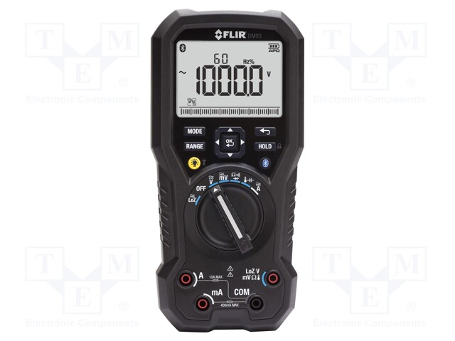 Digital multimeter; LCD (40000),bargraph,with a backlit; IP40