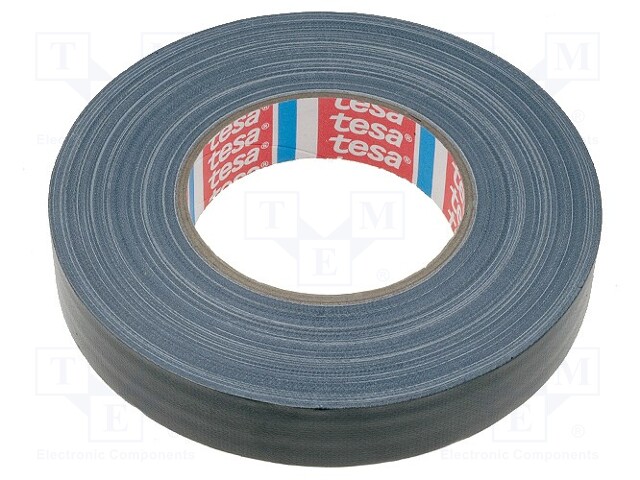 Tape: fixing; W: 25mm; L: 50m; D: 260um; natural rubber; black; 9%