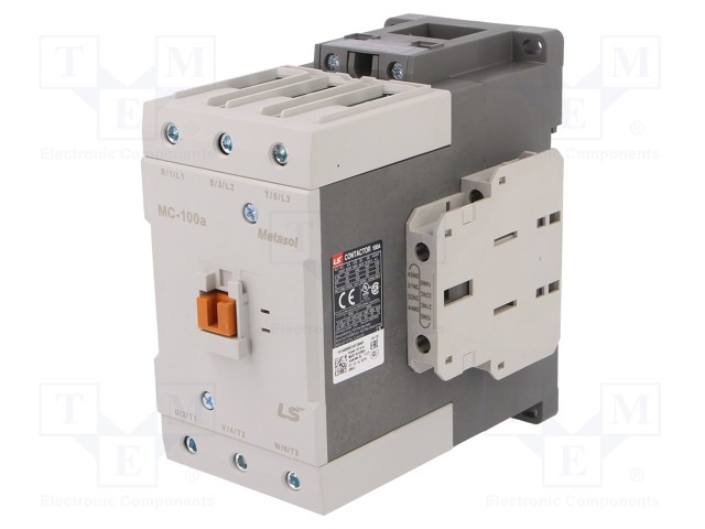 Contactor: 3-pole; NO x3; Auxiliary contacts: NO + NC; 230VAC