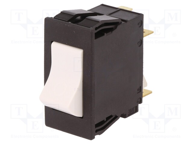 Circuit breaker; Urated: 240VAC; 60VDC; 10A; DPST; Poles: 2; 35g