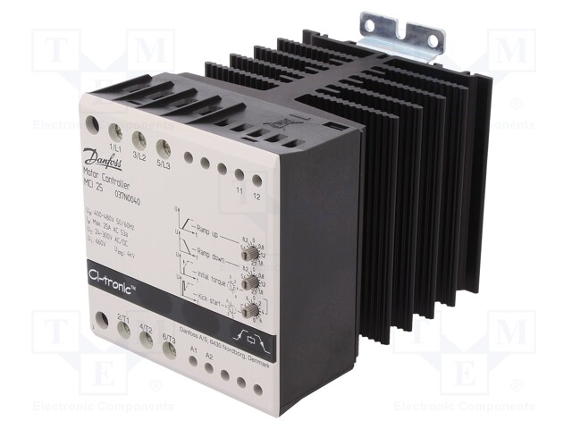 Module: soft-start; Usup: 380÷480VAC; DIN; 24÷480VDC; 11kW; IP20