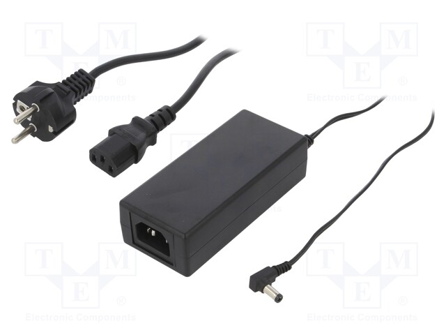 Power supply: switched-mode; 12VDC; 3A; Out: 5,5/2,5; 36W; 0÷40°C