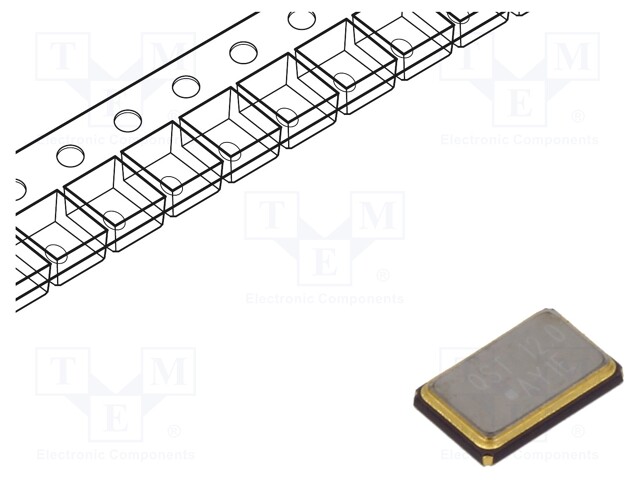 Resonator: quartz; 12MHz; 10pF; SMD; 5x3.2x0.9mm; 10%