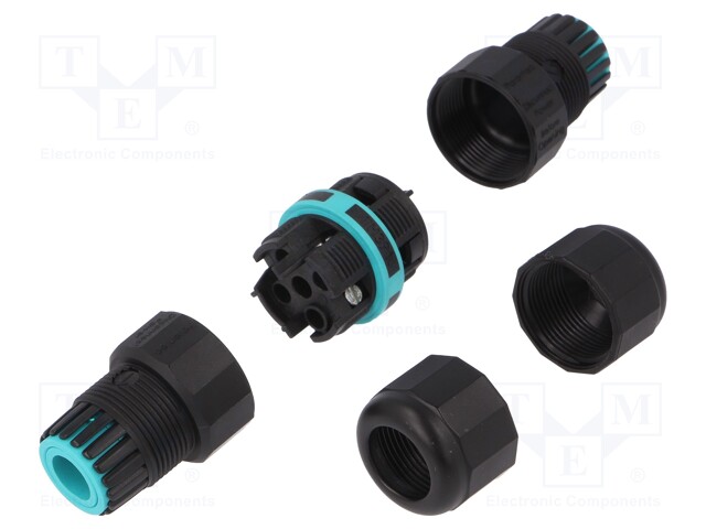 Connector: AC supply; screw terminal; TH391; 7÷12mm; 0.5÷4mm2