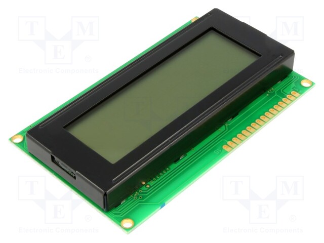 Display: LCD; alphanumeric; FSTN Positive; 20x4; 98x60x14.1mm; LED