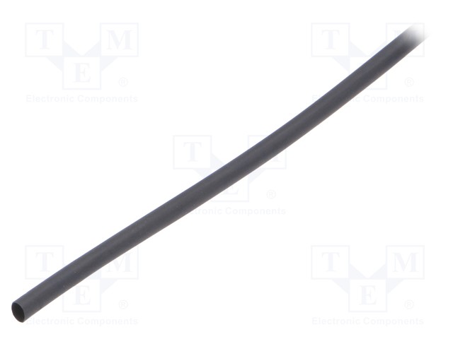 Heat shrink sleeve; glueless; 2: 1; 4.8mm; L: 300m; black