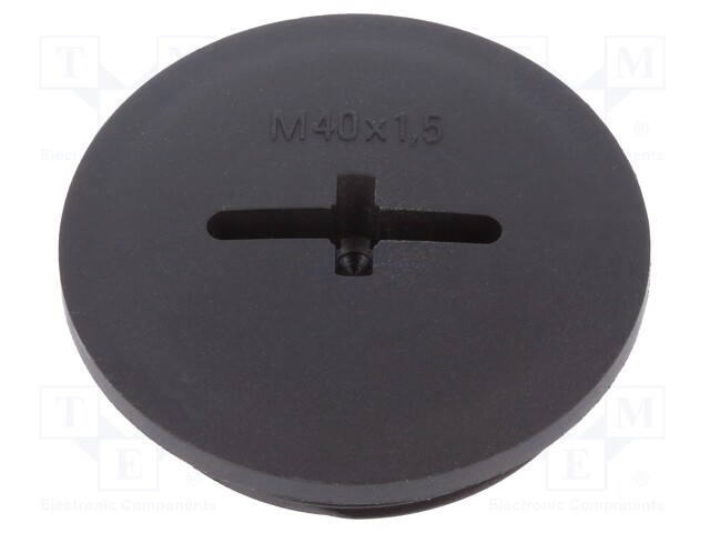 Stopper; M40; IP68; Mat: polyamide; black; Man.series: SKINDICHT®