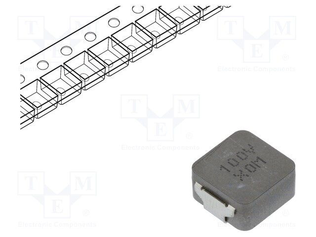 Inductor: wire; SMD; 4539; 10uH; Ioper: 7.1A; 25mΩ; -55÷155°C; ±20%