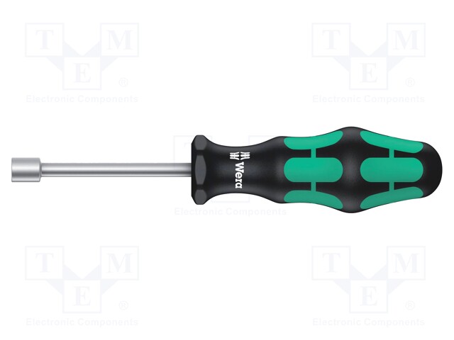 Screwdriver; hex socket; deep; Blade length: 90mm; Socket: HEX 8mm