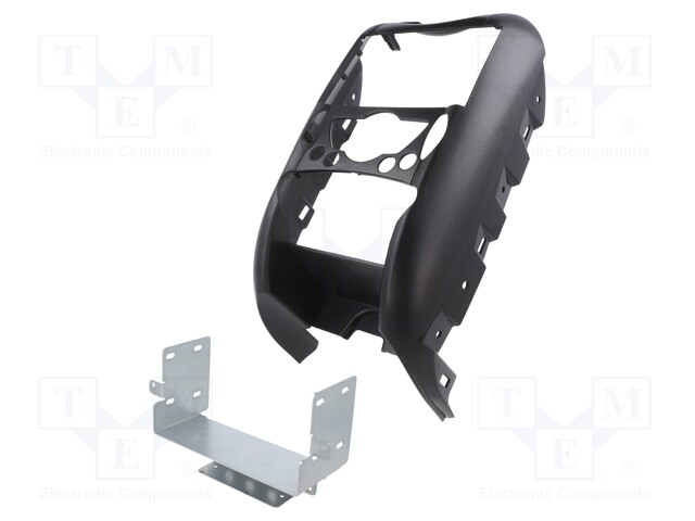 Radio mounting frame; BMW; 2 DIN; black