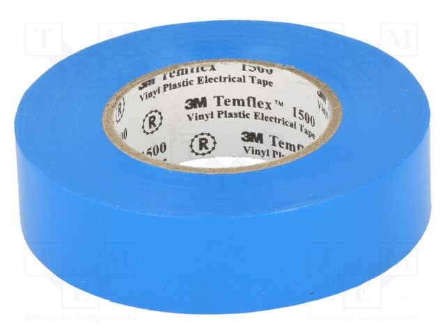 Tape: electrical insulating; W: 19mm; L: 20m; D: 0.15mm; blue; 170%