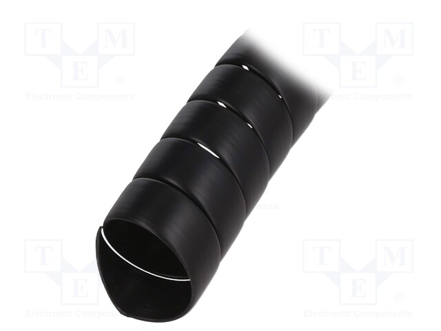 Spiral wrapping; ØBundle : 45mm; polypropylene; black; L: 1m