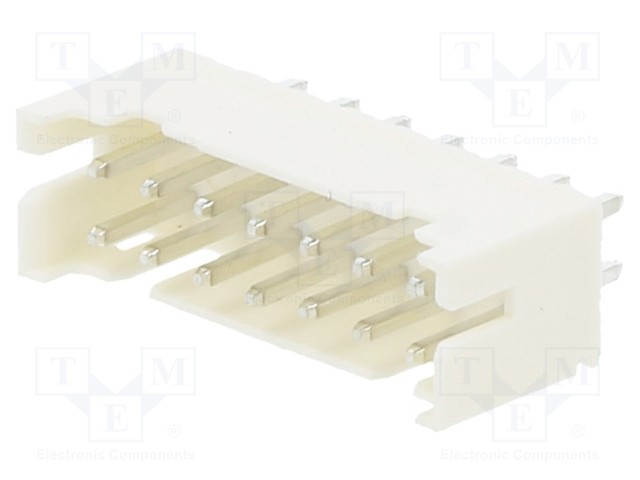 Socket; wire-board; male; 2mm; PIN: 14; THT; 100V; 2A; straight