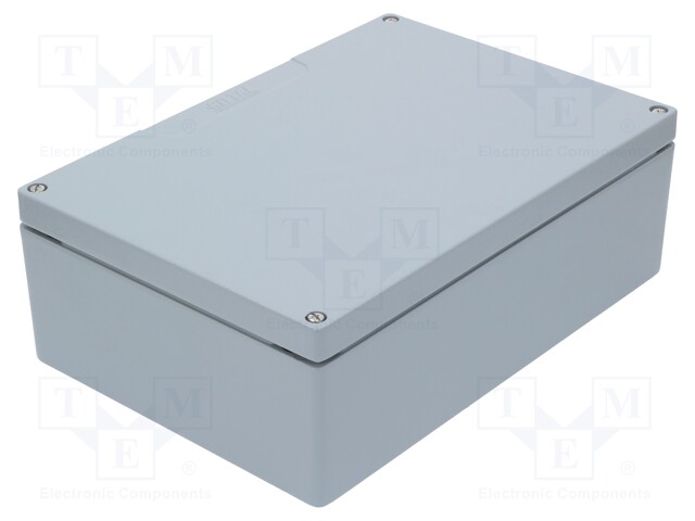 Enclosure: multipurpose; X: 233mm; Y: 334mm; Z: 111mm; GA; aluminium