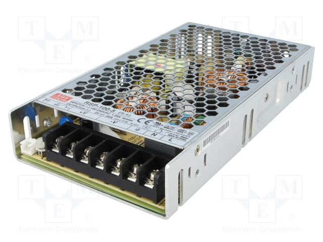 Power supply: switched-mode; modular; 100W; 5VDC; 179x99x30mm