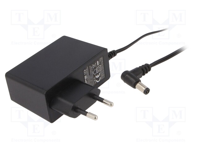 Power supply: switched-mode; voltage source; 12VDC; 2A; 24W; plug