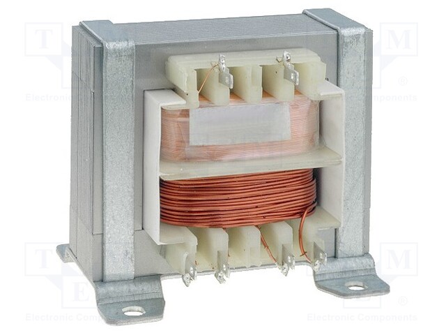 Transformer: mains; 25VA; 230VAC; 9V; 9V; 1.35A; 1.35A; IP00