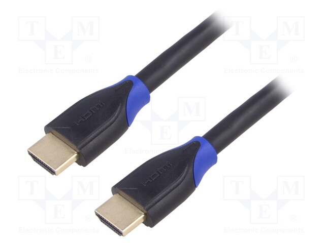 Cable; HDMI 2.0; HDMI plug,both sides; 7.5m